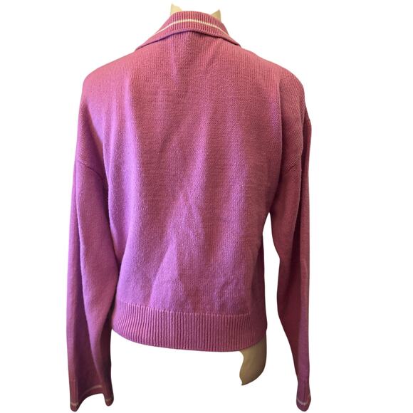 Divided H&M Collared Sweater, Pink, Size Small - Picture 3 of 5
